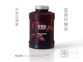 80颗蓝莓茉莉香柠1L装