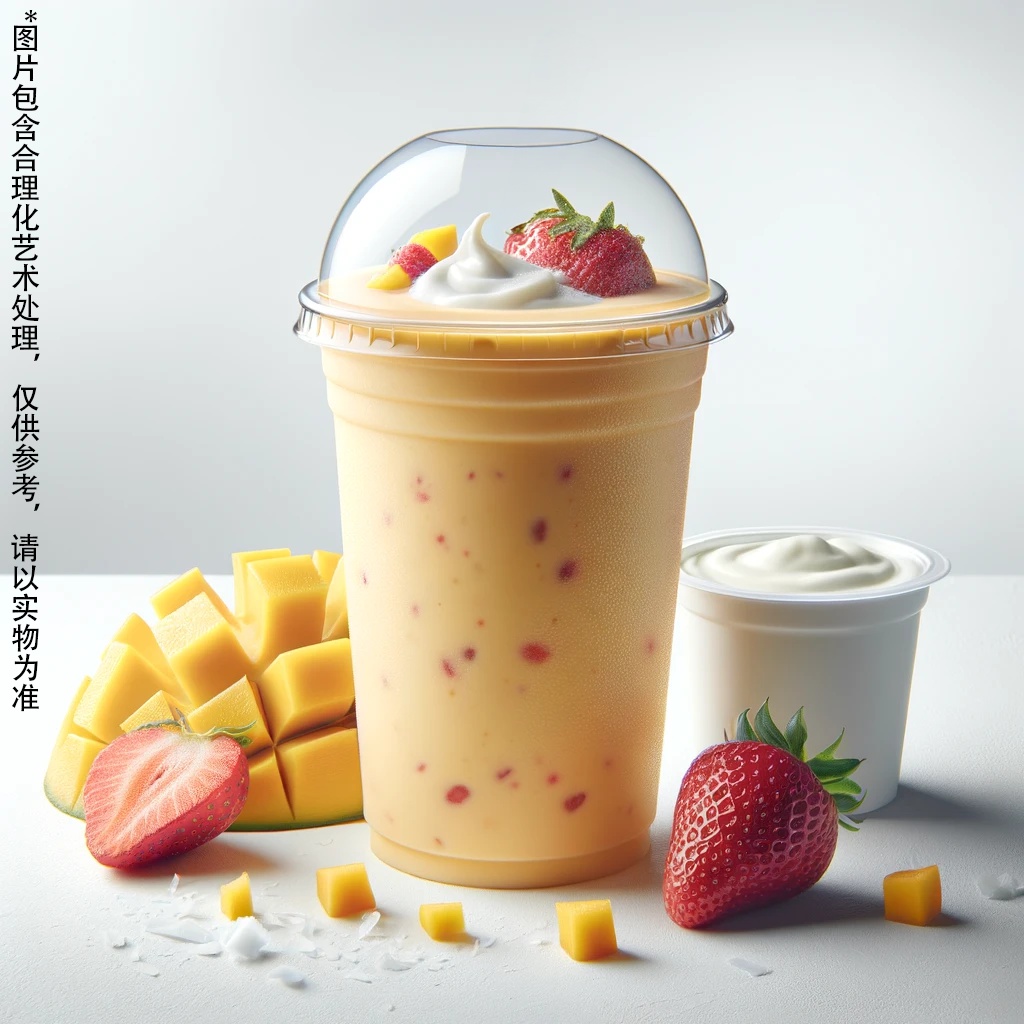 草莓芒果酸奶