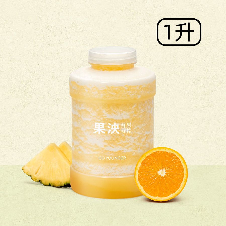 元气凤梨鲜橙冰(1升)