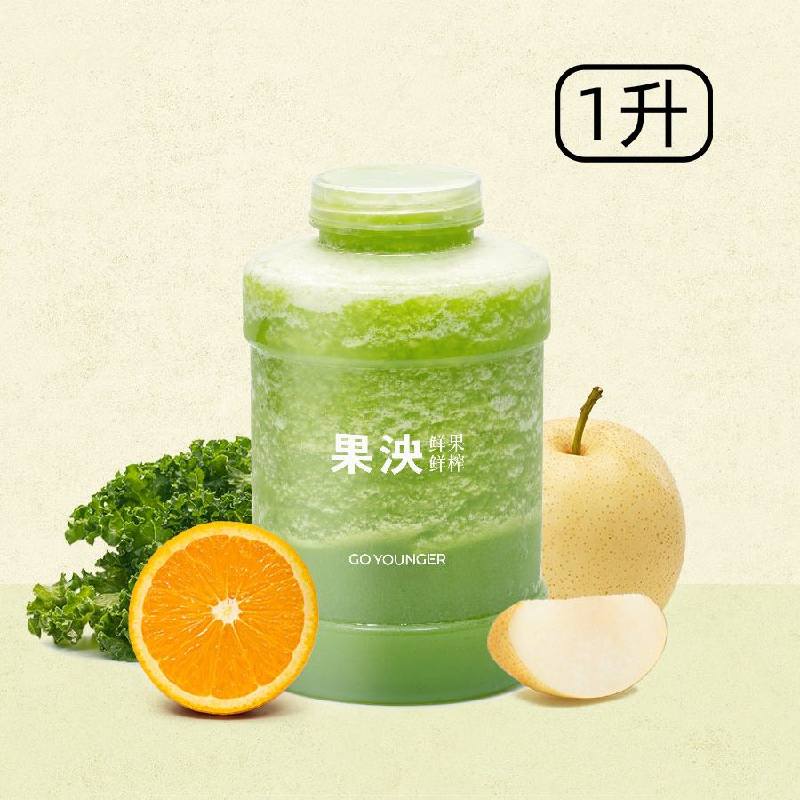 超模小绿瓶冰(1升)