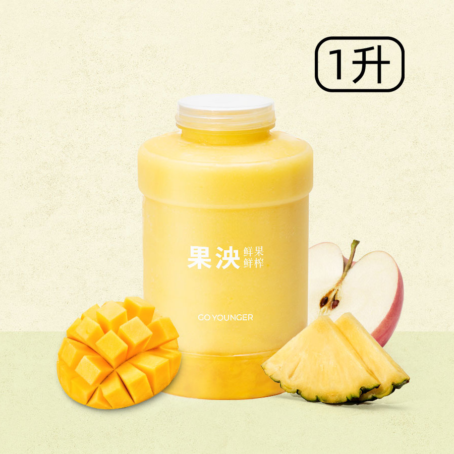 多肉芒果凤梨·苹果冰(1升)