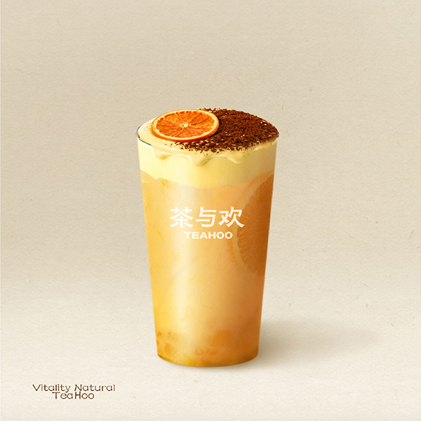 金橙蛋糕奶茶
