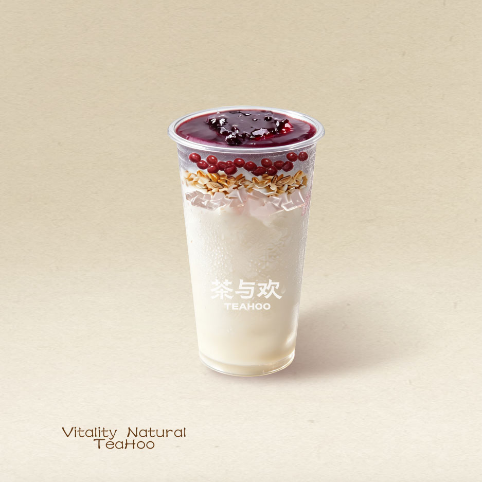 蓝莓双皮奶