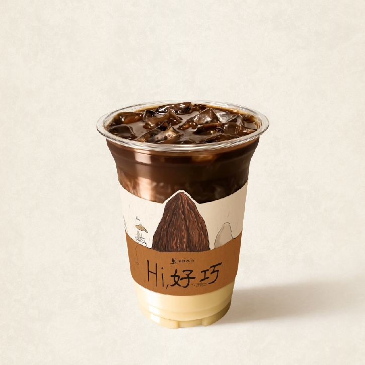 豆乳可可拿铁