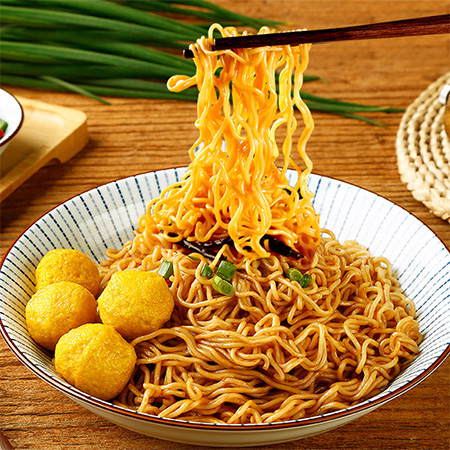 港式鱼蛋拌面（可选口味）