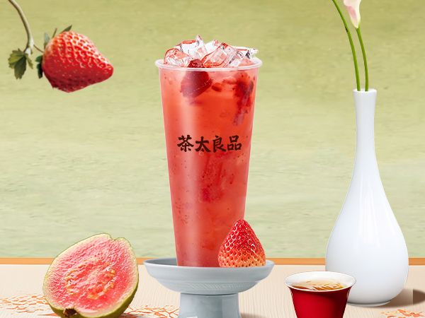 芭乐草莓茶