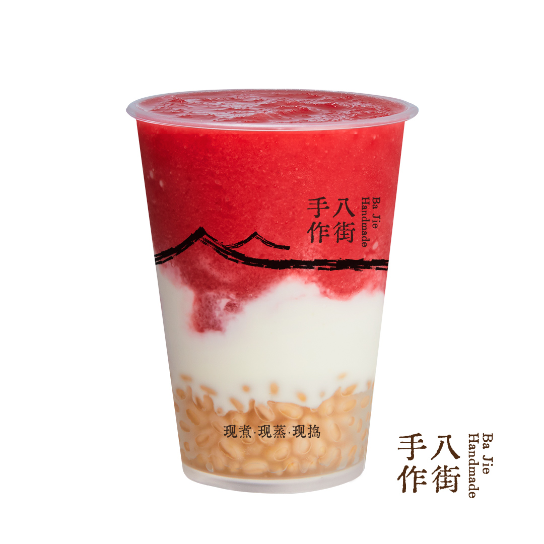 覆盆子爆珠厚酸奶
