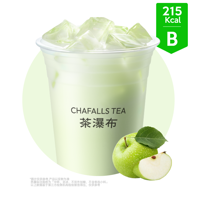 青苹果茉莉冰奶