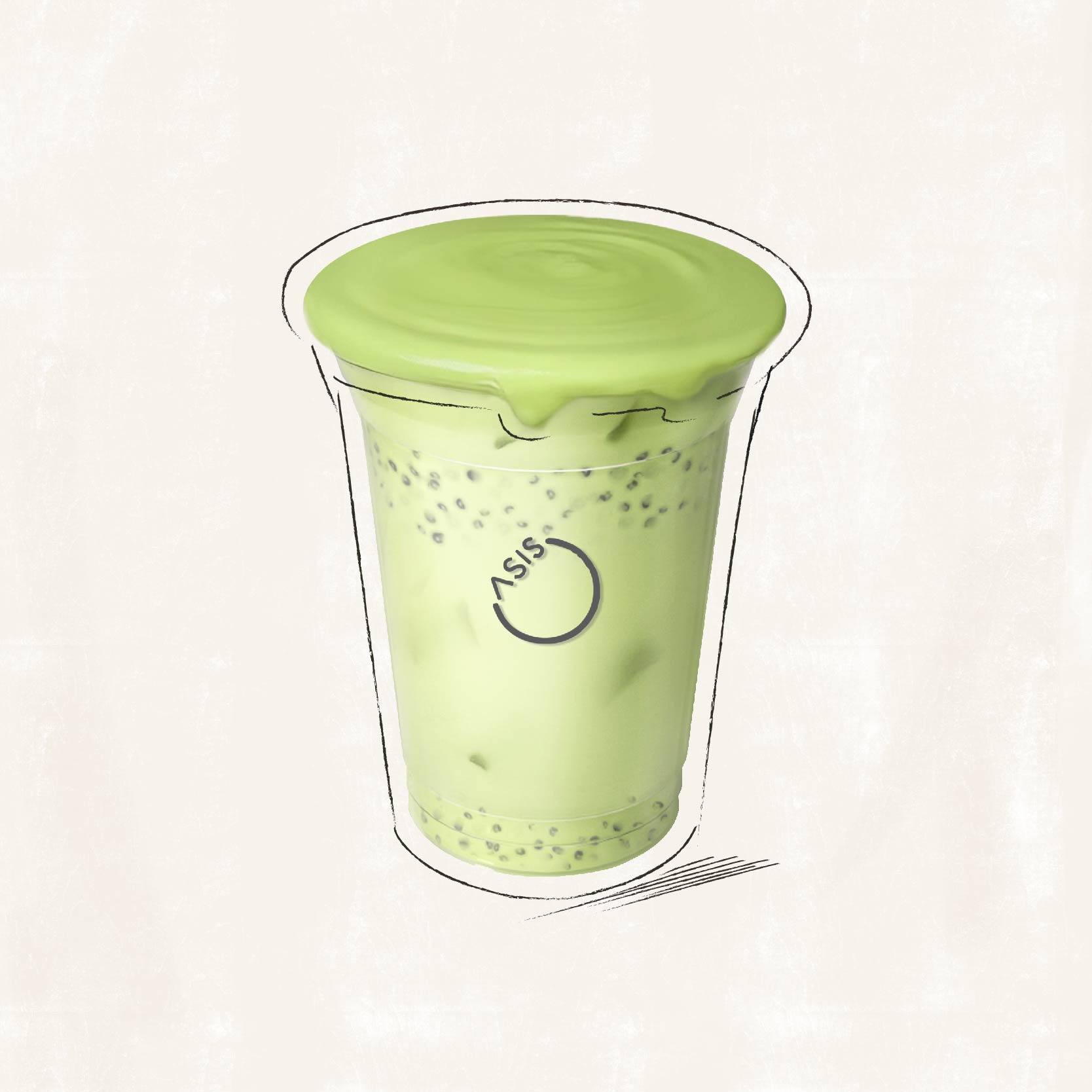双层抹茶因子