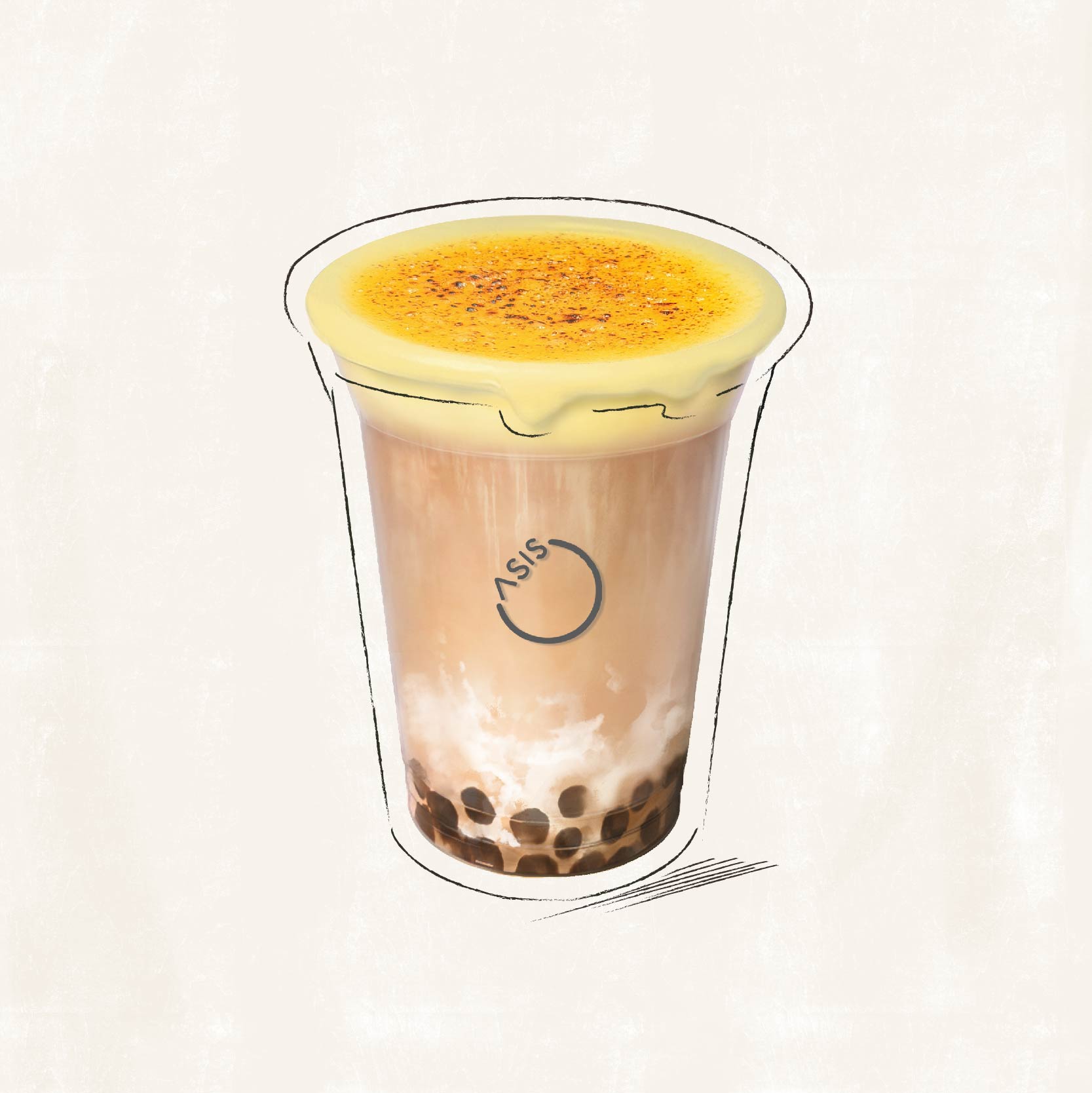 烤鹹布蕾琥珀熟茶