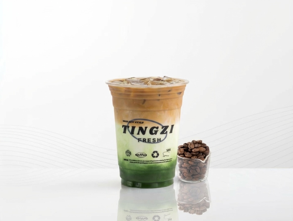 抹茶拿铁咖啡