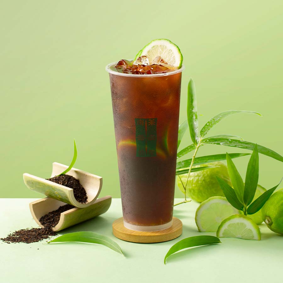 普洱香柠茶