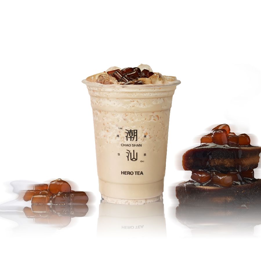黑糖清心丸碎碎冰（红茶）