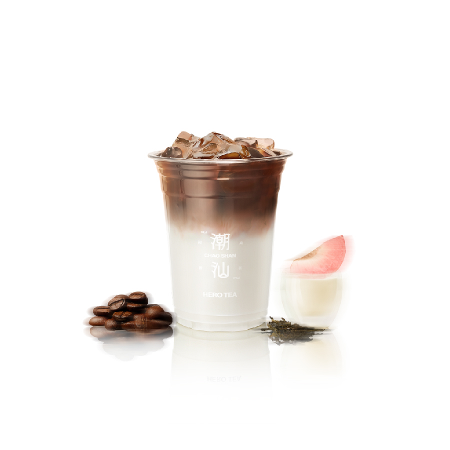 白桃茶拿铁