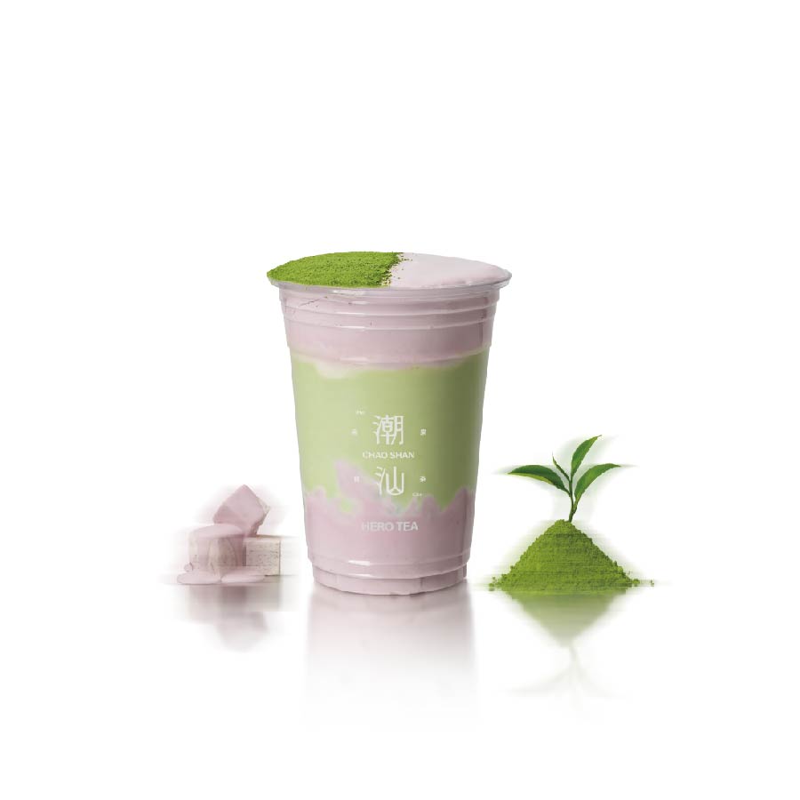 一抹厚芋布蕾
