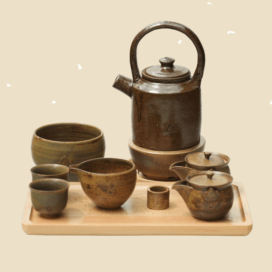 白标原产地茶两人茶席