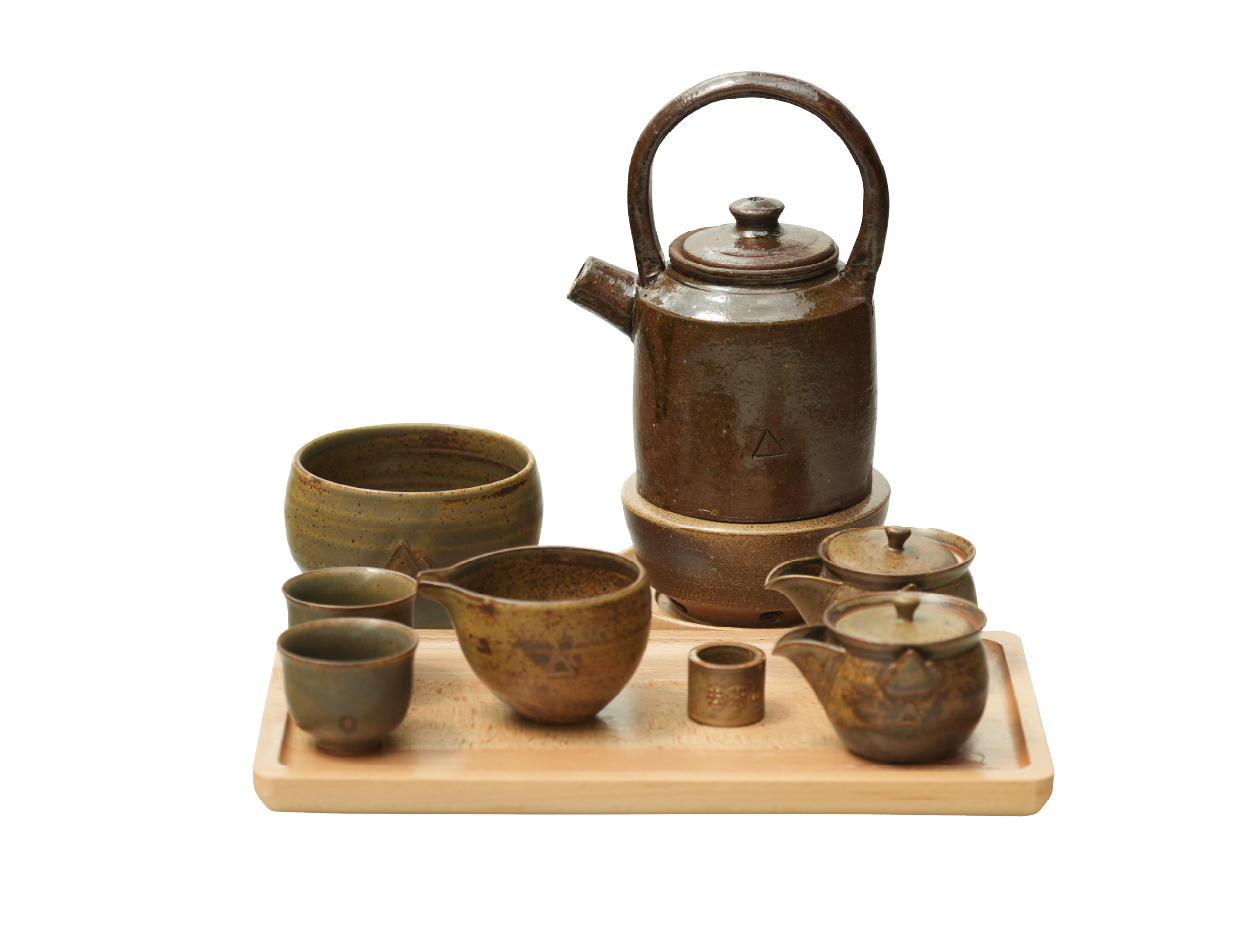 白标原产地茶两人茶席