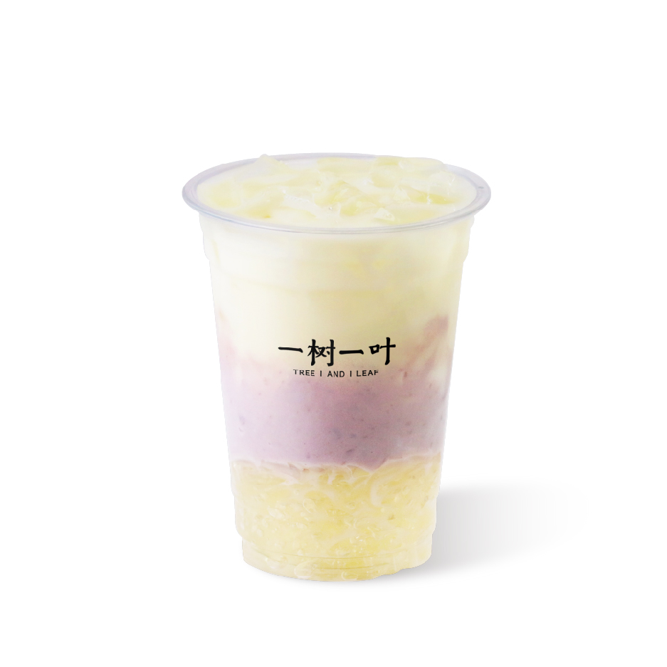 海石花芋泥奶茶