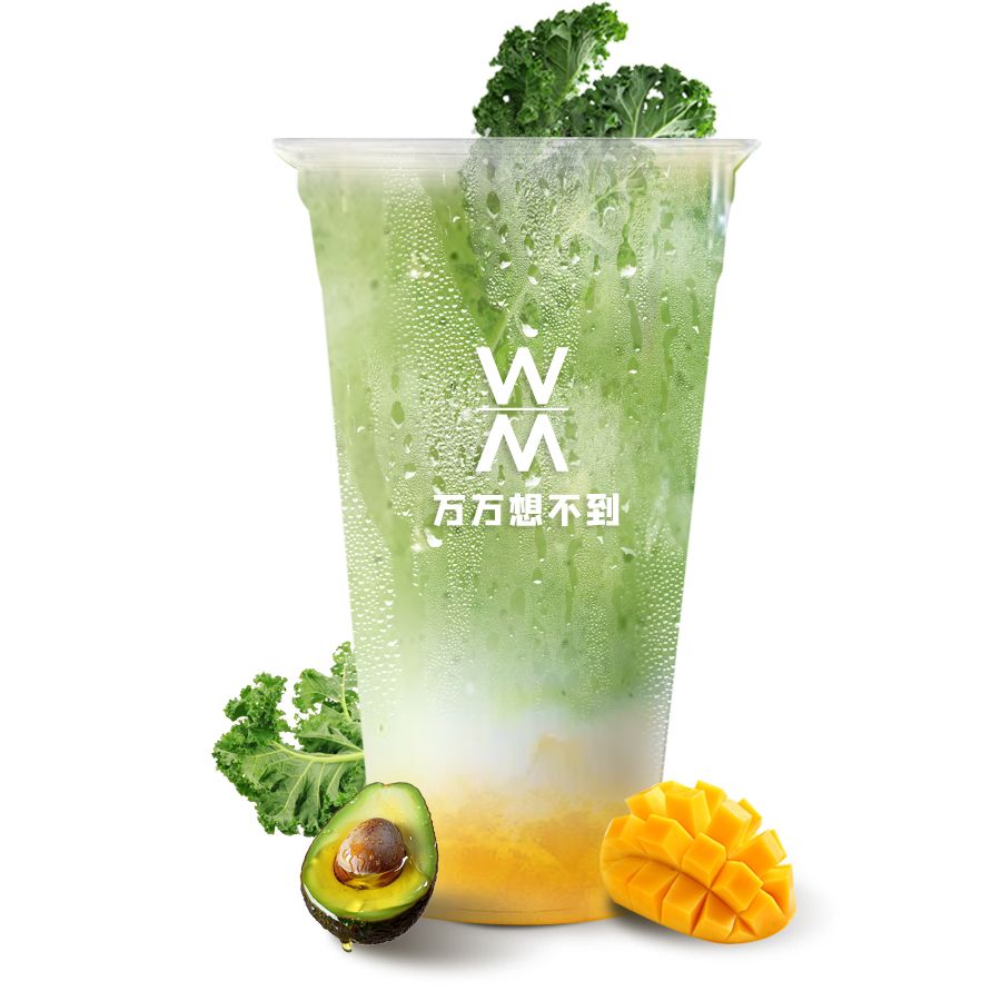 羽衣甘藍牛油果芒果