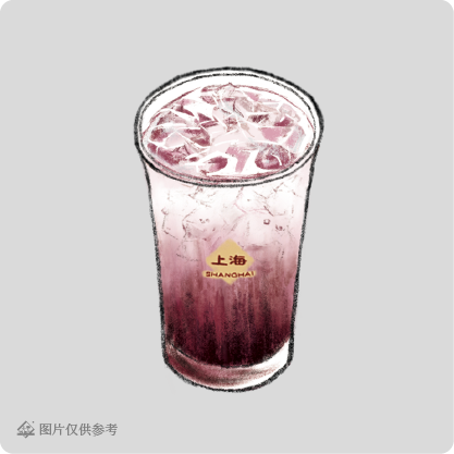 蓝莓泡泡饮
