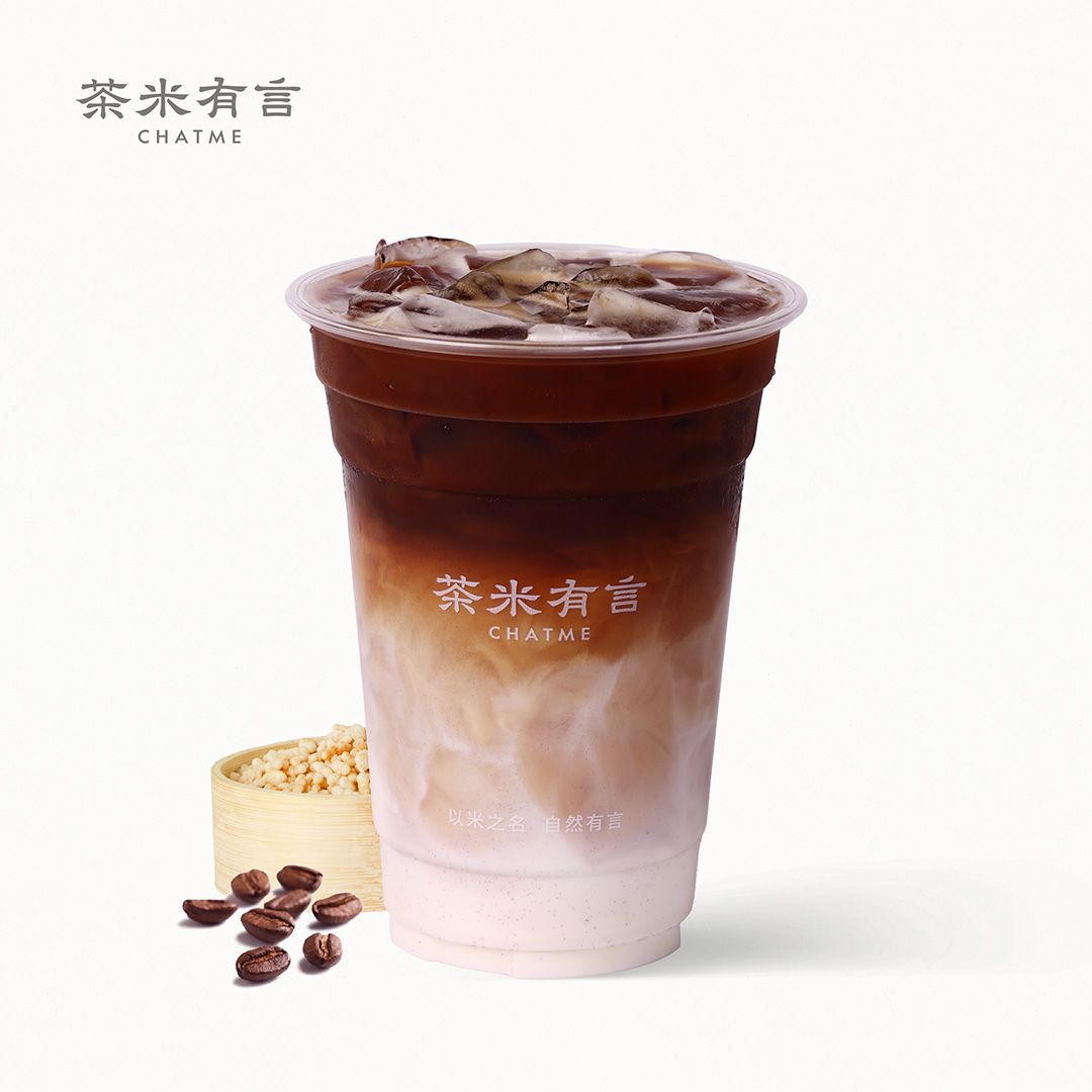 手作煎米茶拿铁