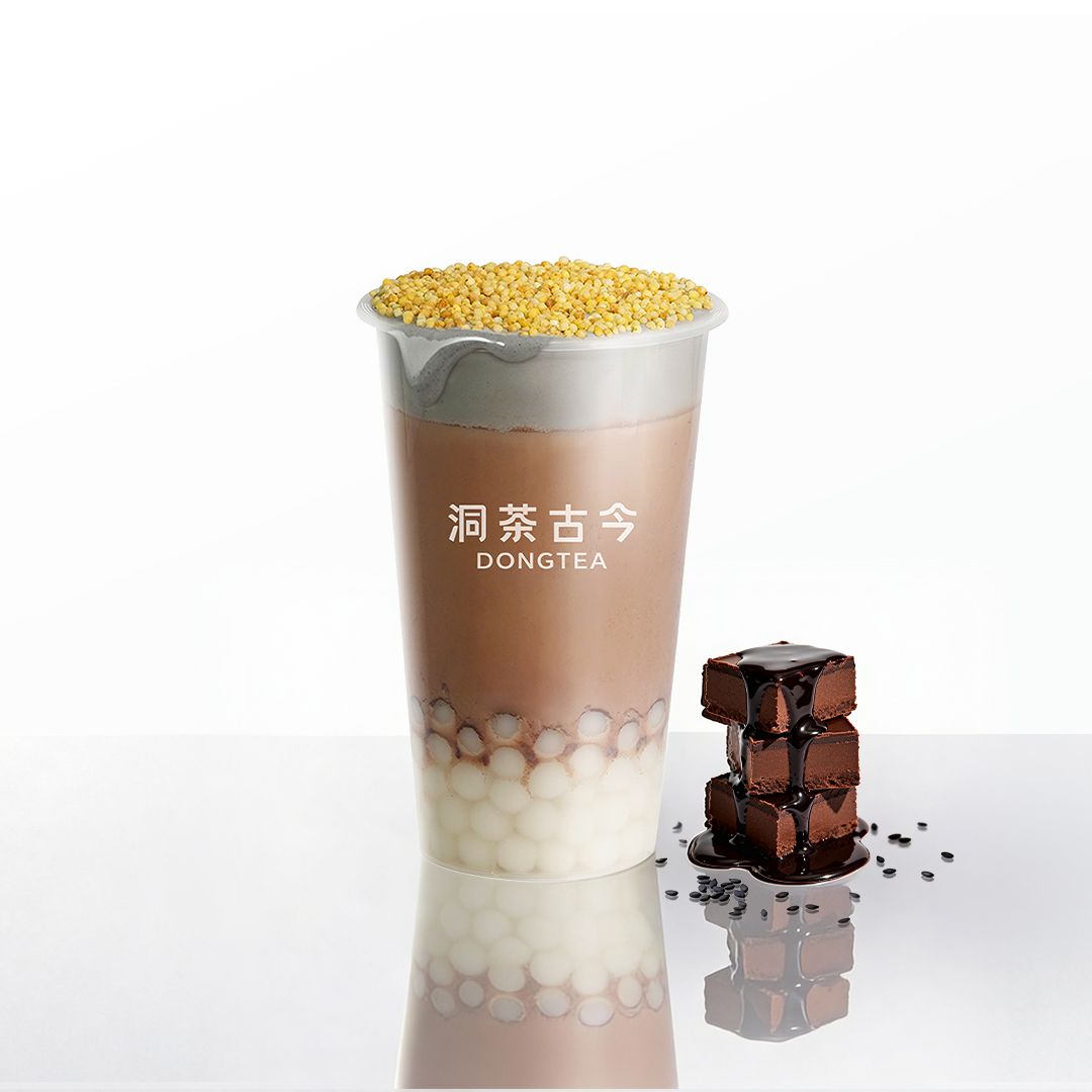 玄米黑芝麻可可小圆子
