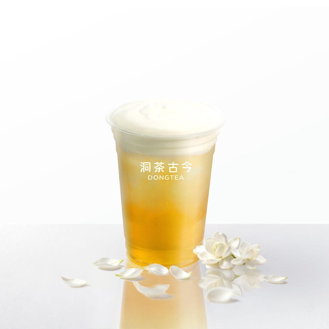 茉莉奶盖茶