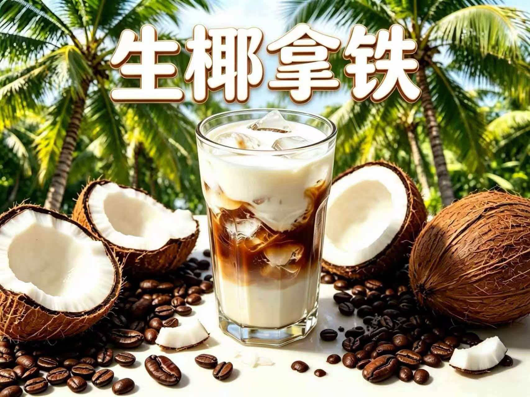 生椰拿铁【椰奶自带天然椰油，椰香自然上浮，喝前摇一摇，风味更佳】