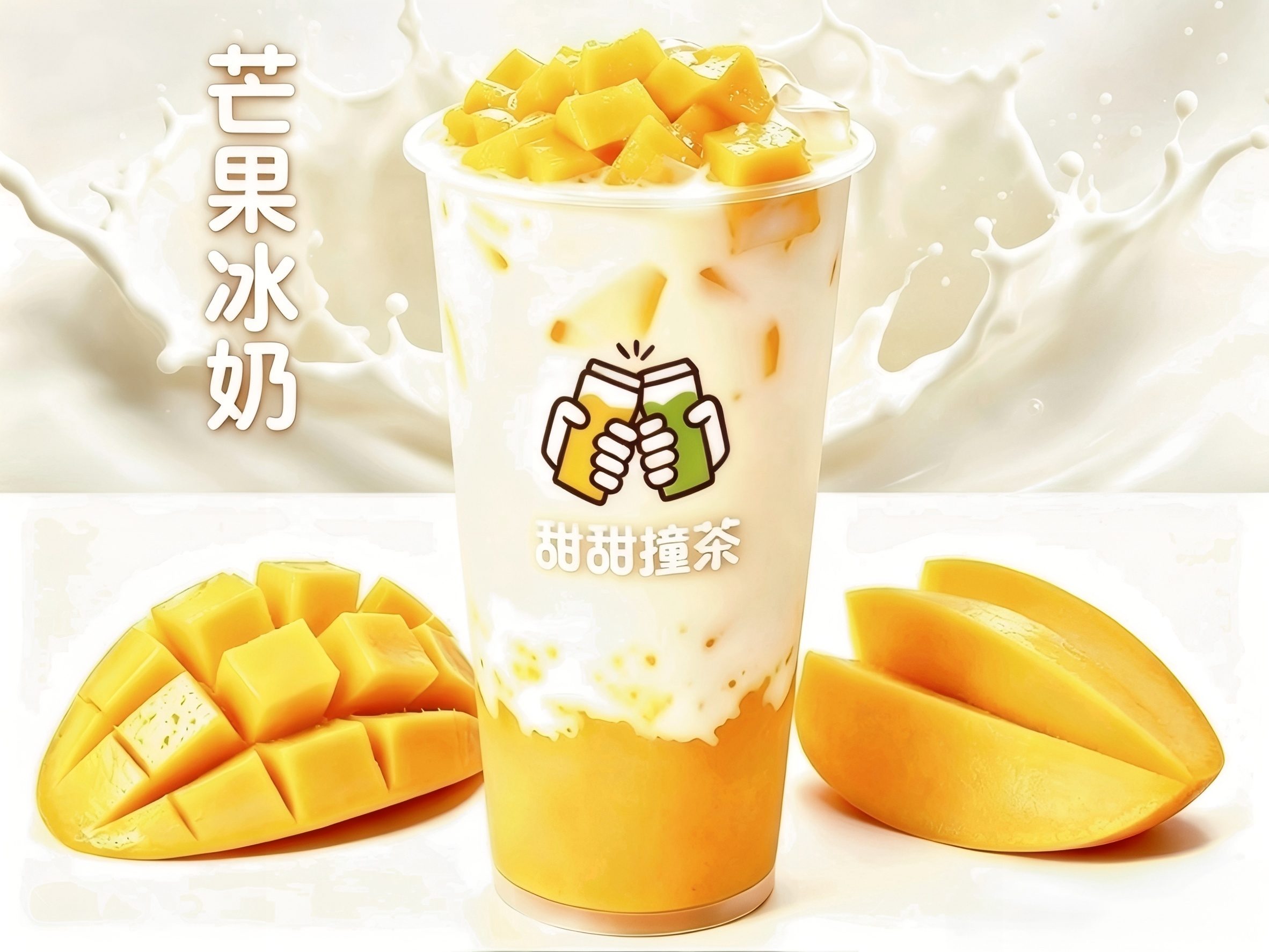 芒果冰奶
