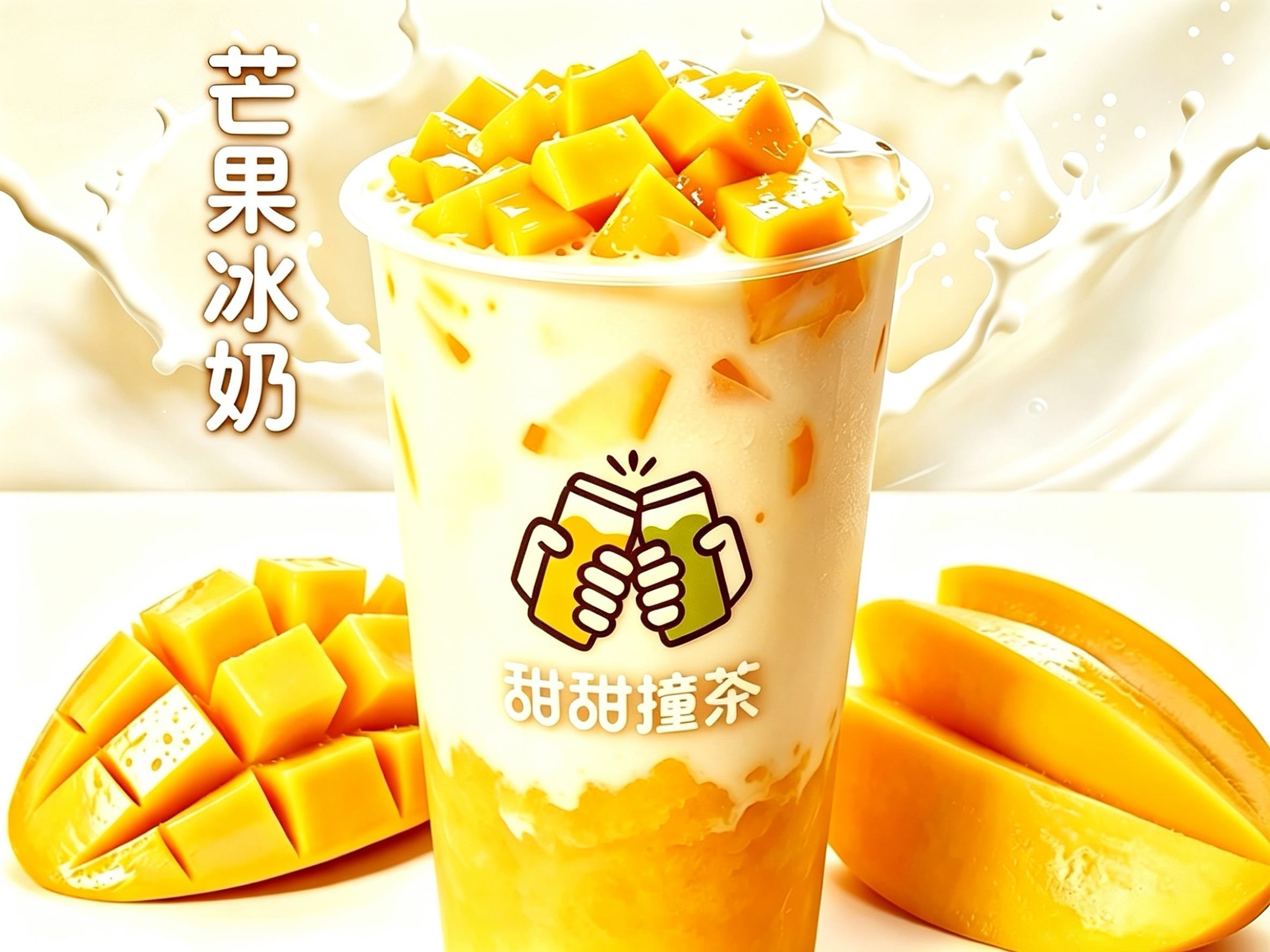 芒果冰奶