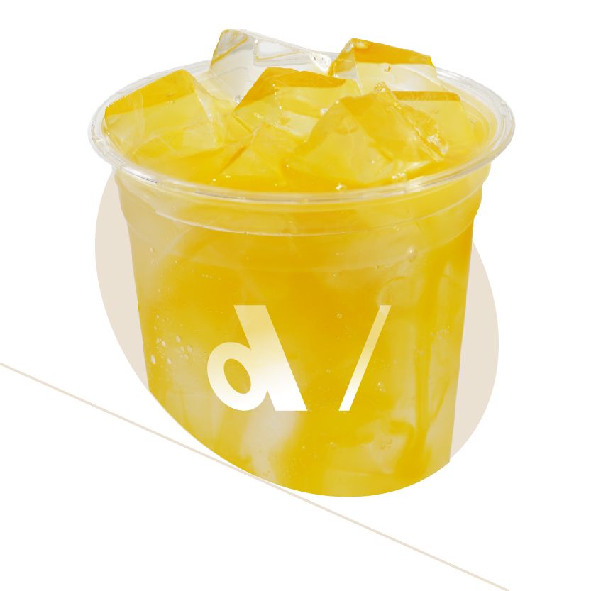 橙香茉莉气泡饮
