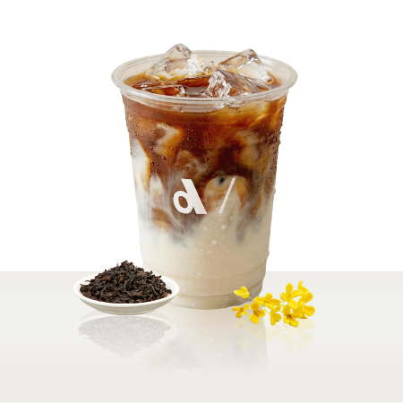 水牛乳乌龙鸳鸯拿铁