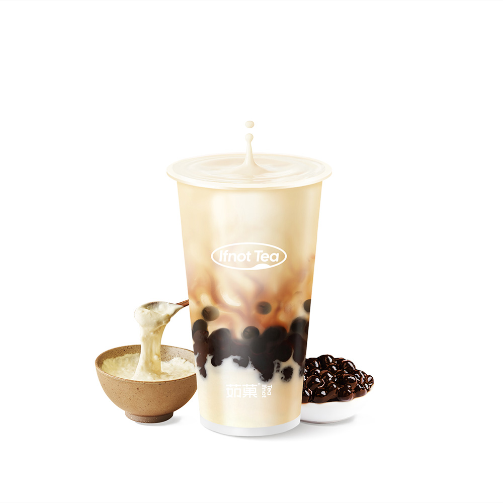 珍珠糯糯鲜乳茶