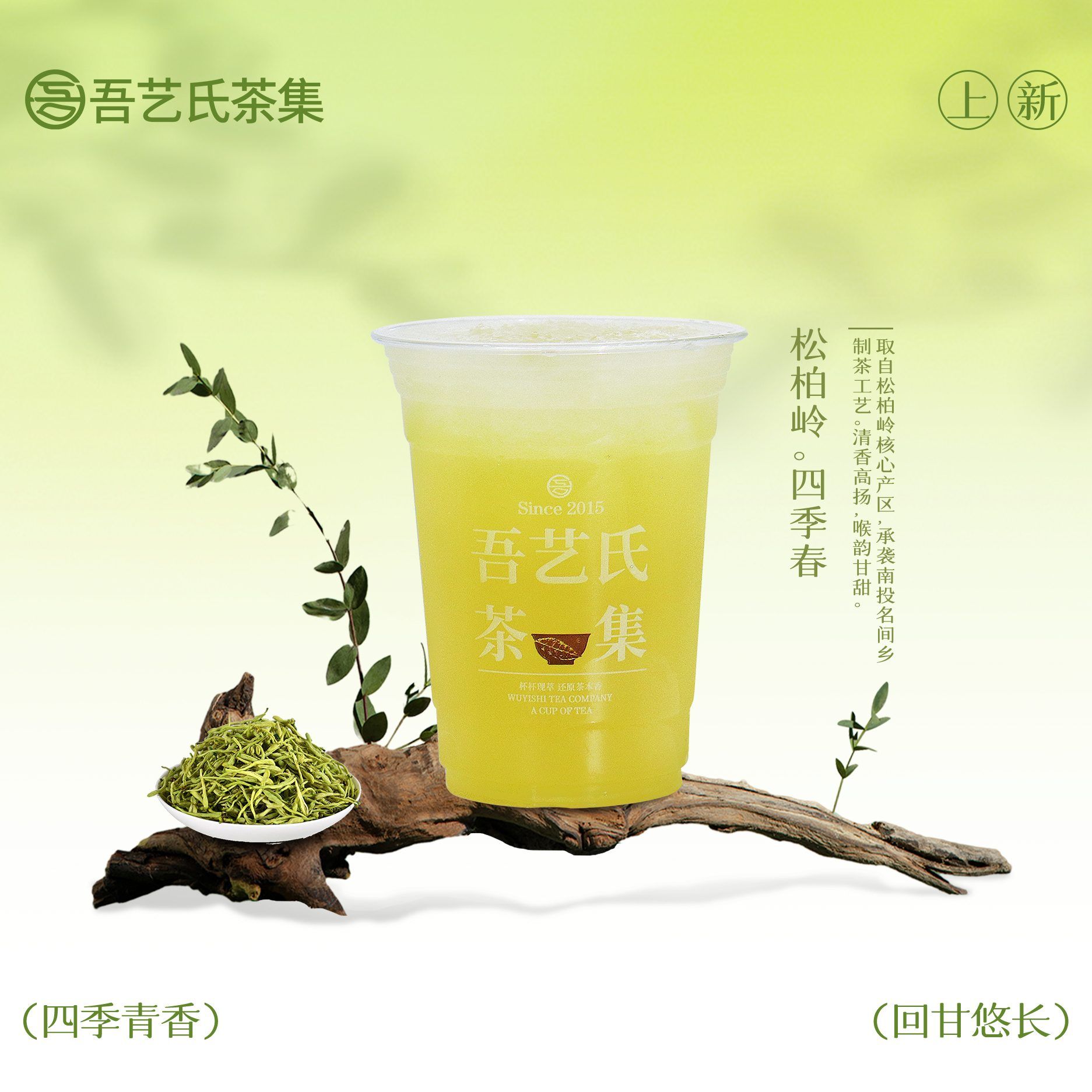 松柏岭。四季春