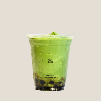 浓郁抹茶波波冰