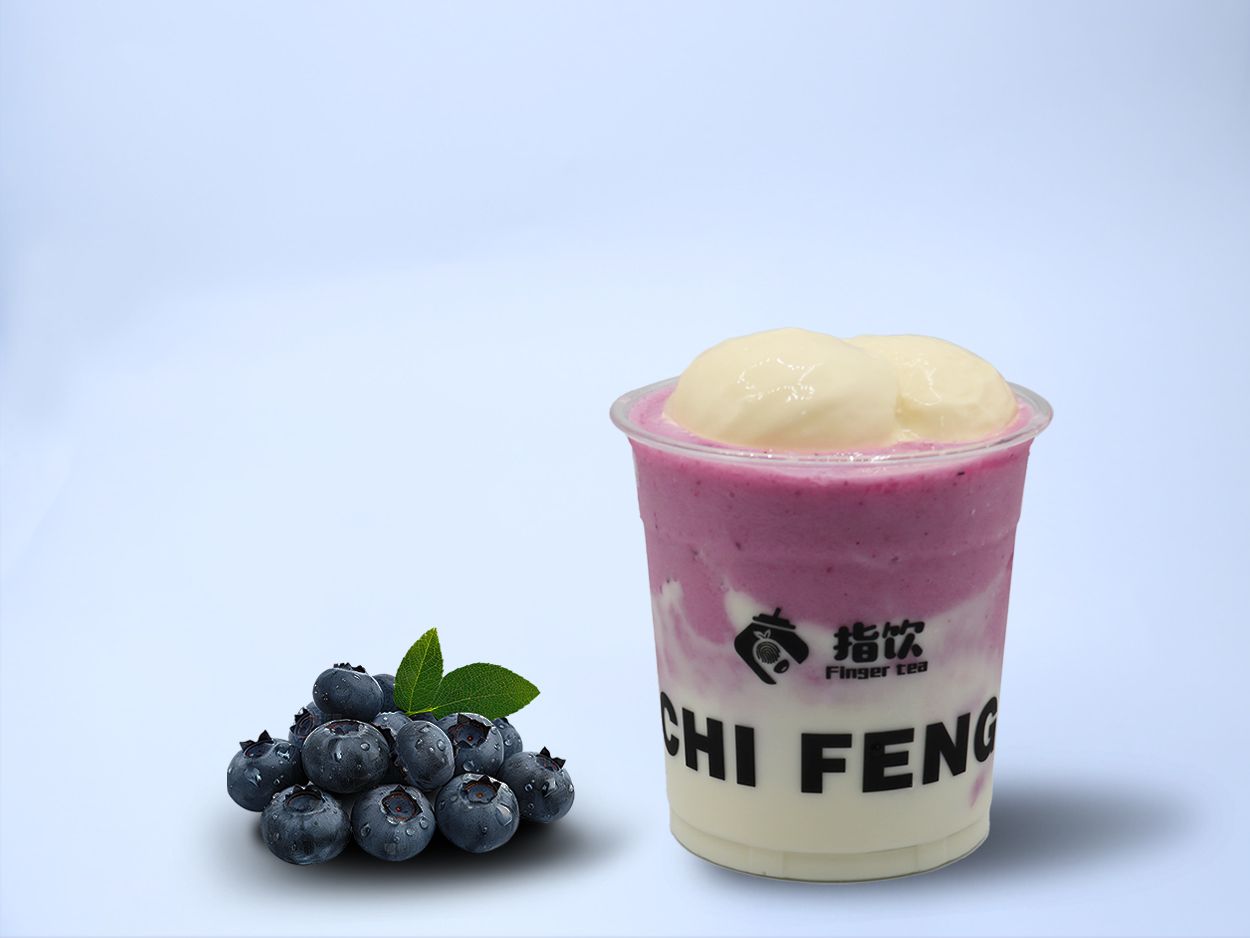 蓝莓雪酪
