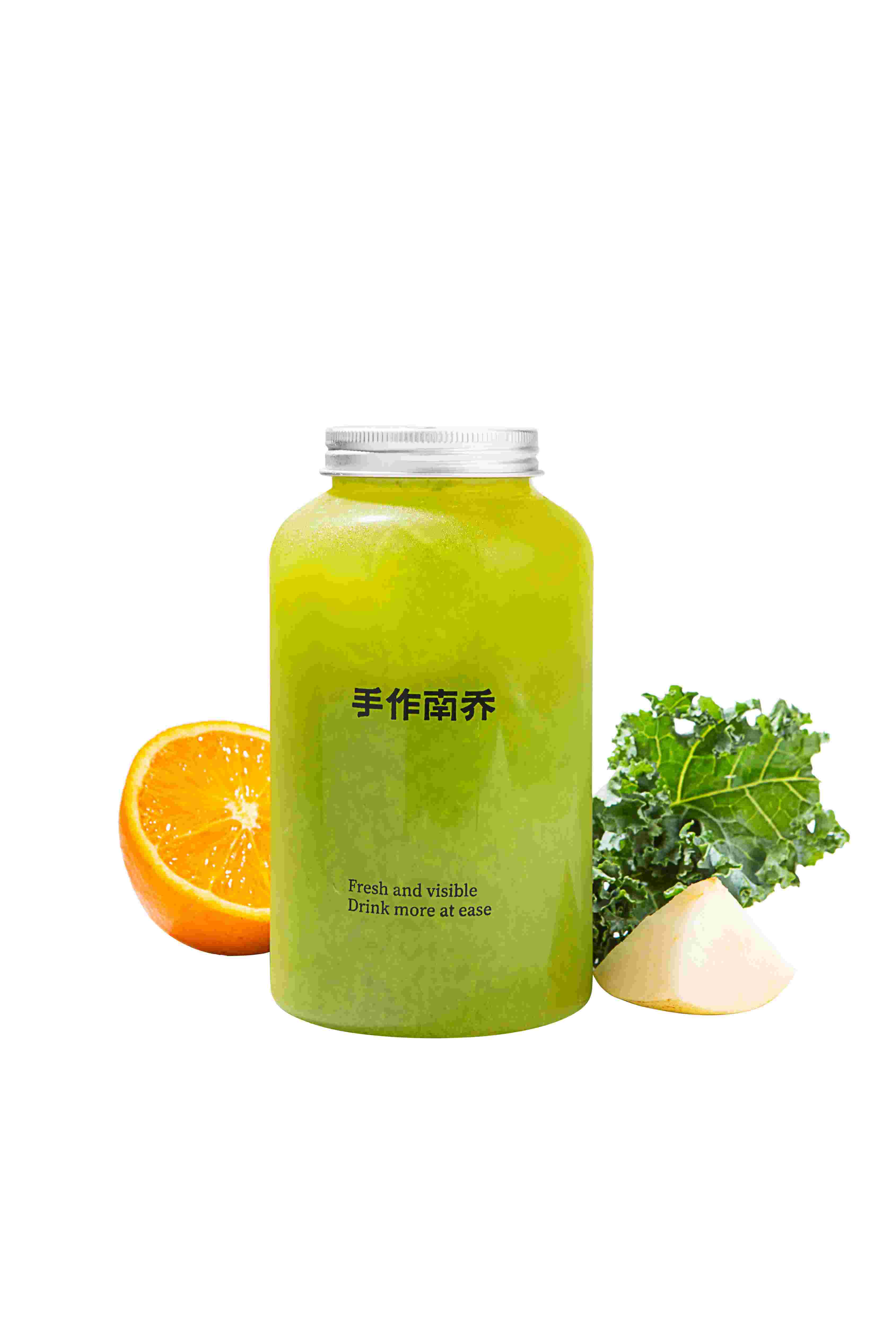 大桶·鲜榨·羽衣果蔬冰茶
