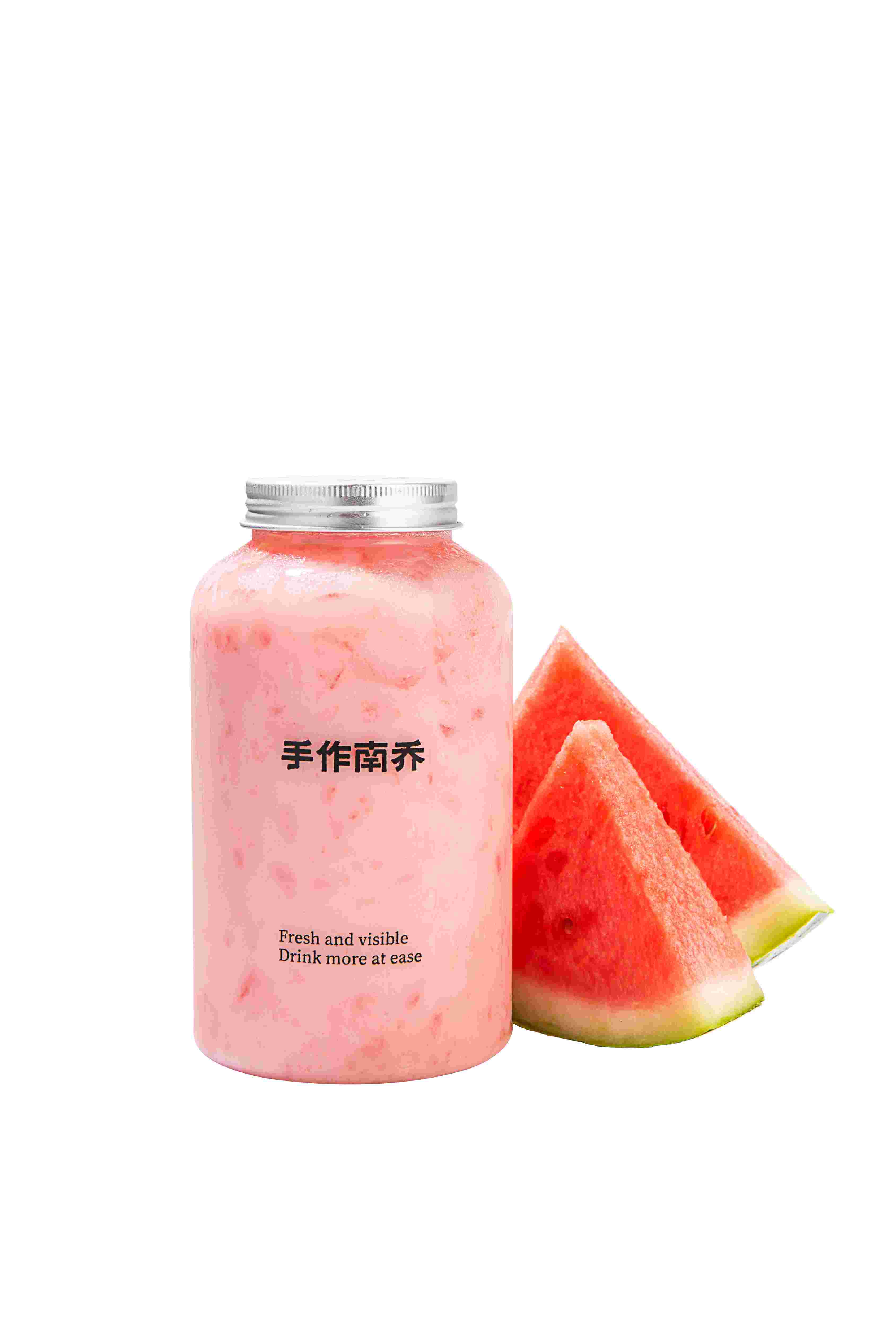 大桶·鲜榨·西瓜椰椰冰茶