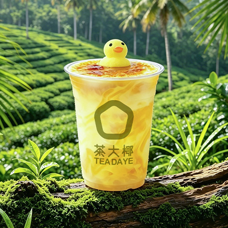 布蕾蛋糕椰子茶
