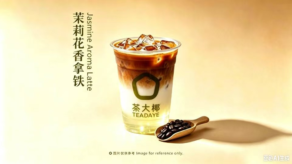 茉莉花香拿铁