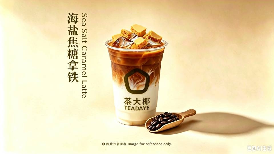 海盐焦糖拿铁