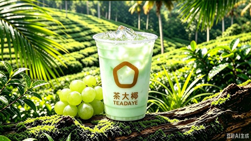 陽光青提冰奶