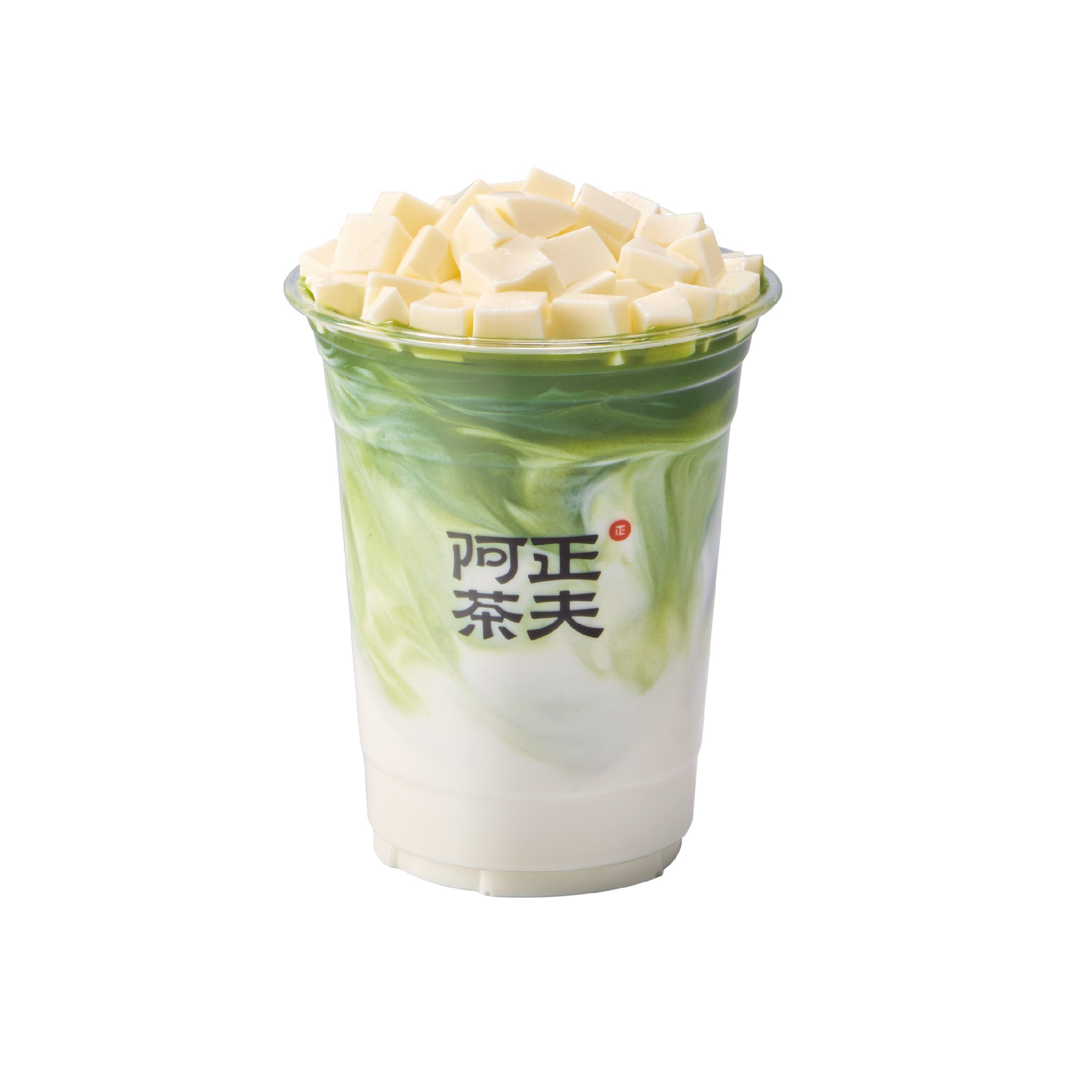 手作·双皮奶抹茶拿铁