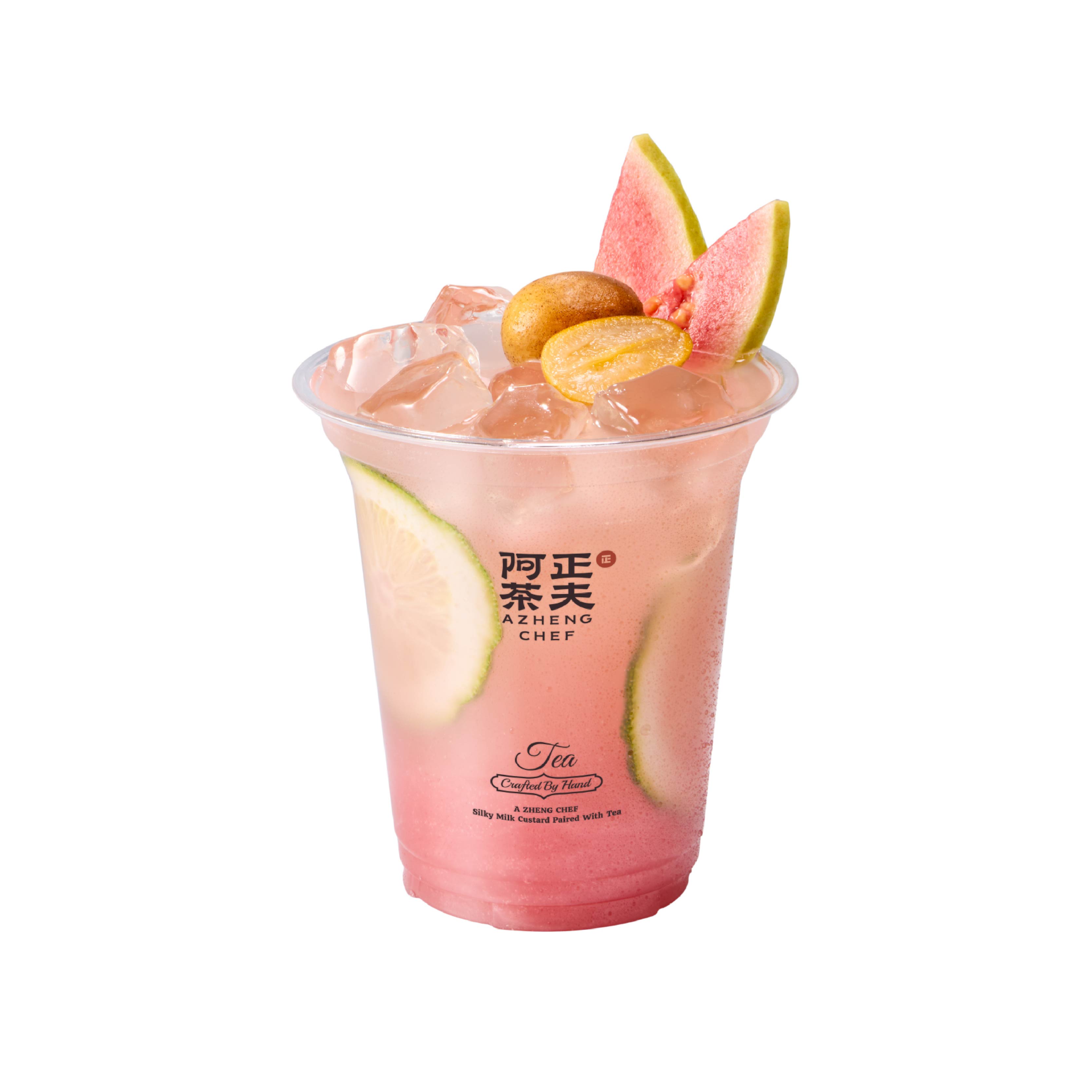 芭乐黄皮冰摇茶
