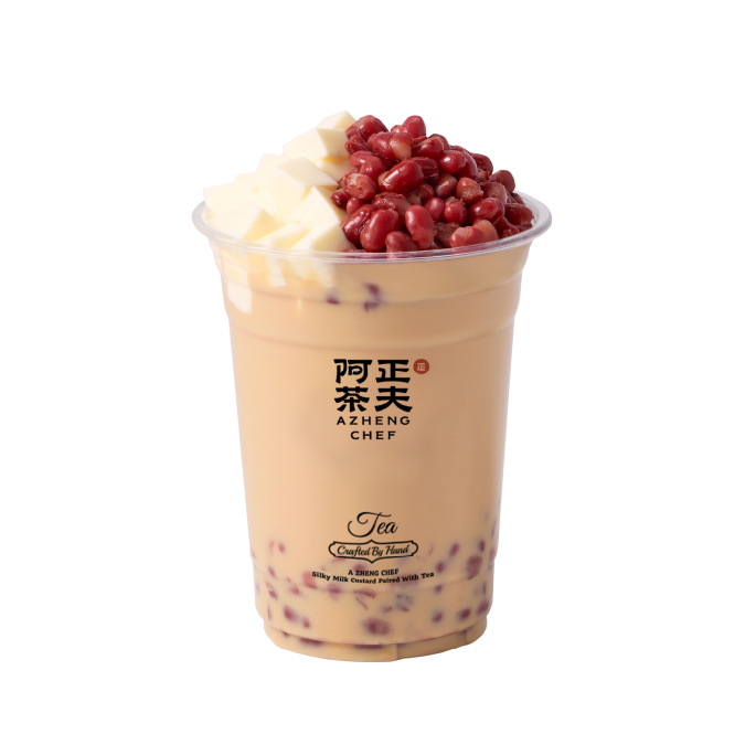 手作·双皮奶红豆奶茶