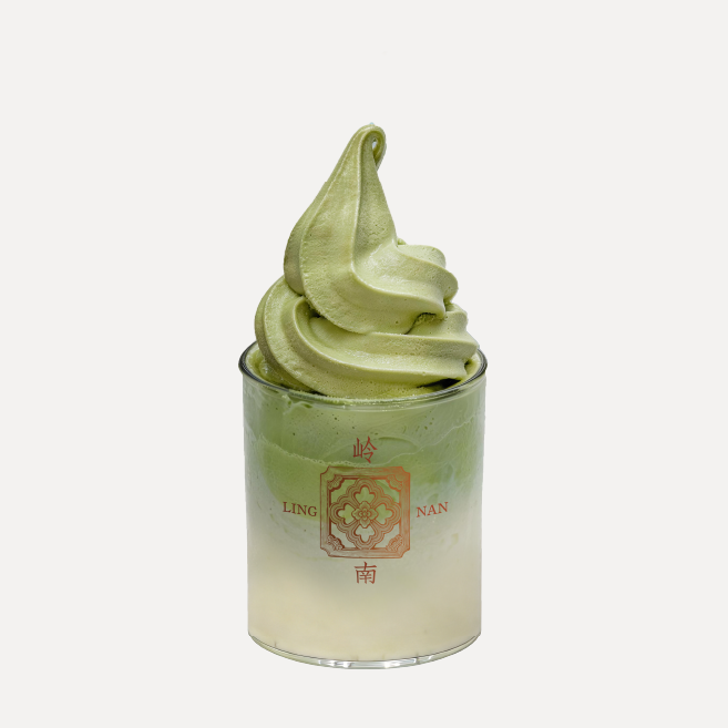 双皮奶抹茶冰淇淋