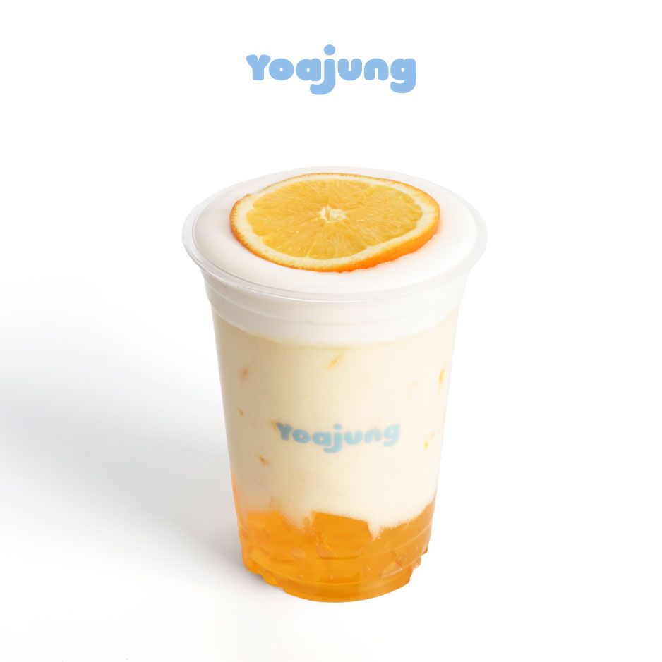 丑橘冻冻冰淇淋酸奶昔