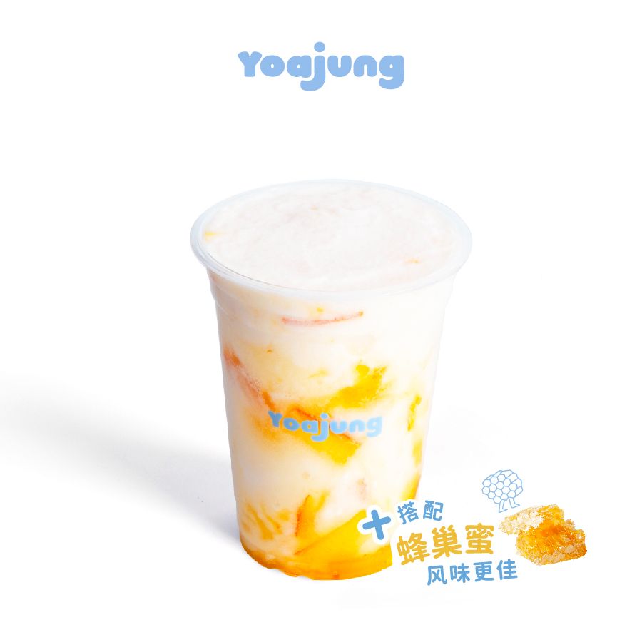 蜂蜜柚子冰淇淋酸奶昔