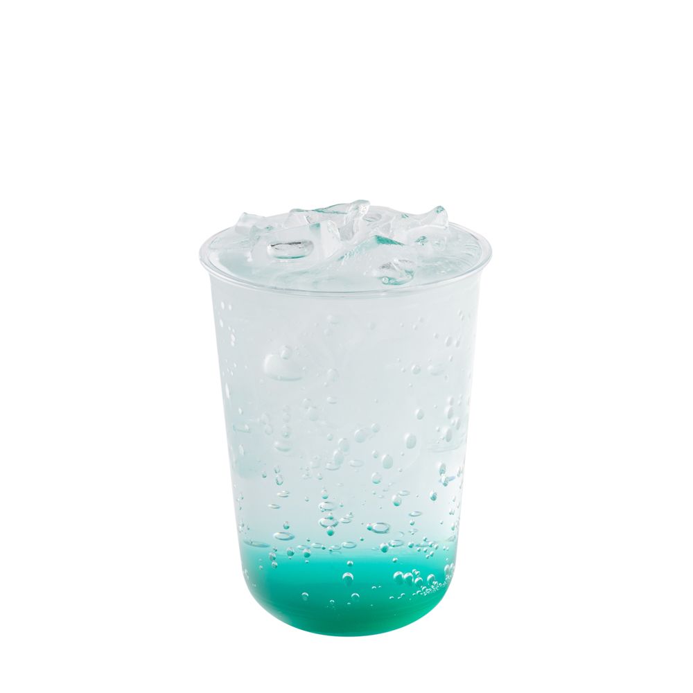 深海蓝柑气泡水
