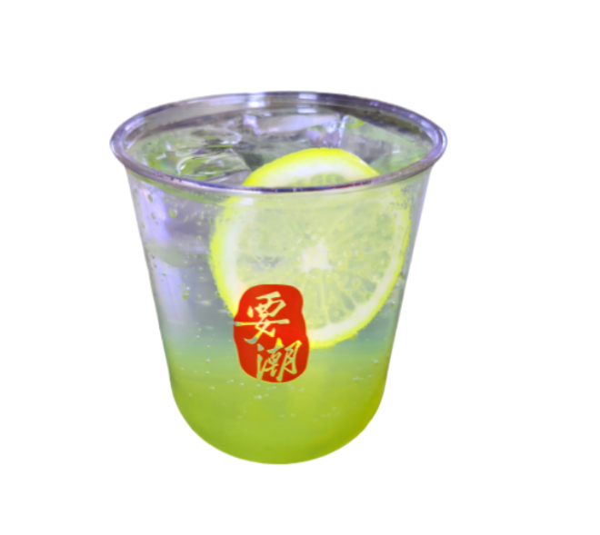 茉莉青提气泡茶